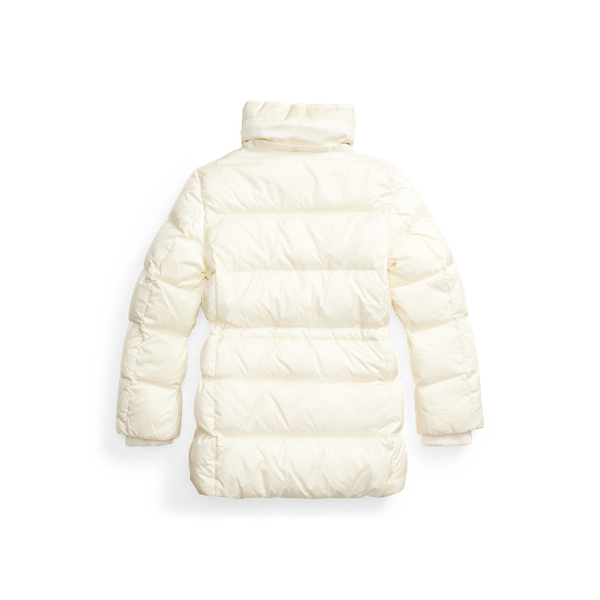 Herbal Milk Faux-Fur Quilted Down Jacket Girls 7-14 Years 3