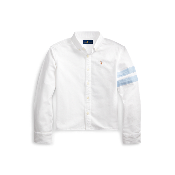 Cropped Cotton Graphic Oxford