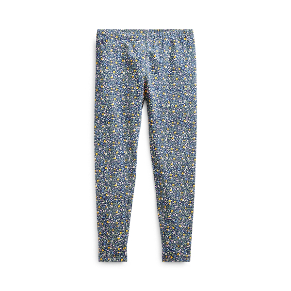 Floral Stretch Jersey Leggings