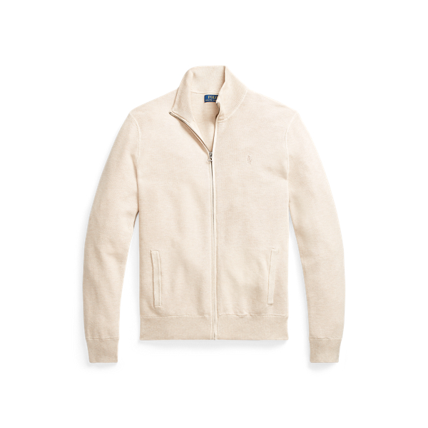 Pull en coton enti&egrave;rement zipp&eacute; Polo Ralph Lauren en 1