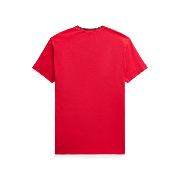 RL Red Custom Slim Fit Mesh T-Shirt Polo Ralph Lauren 2