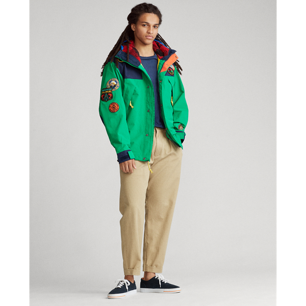Navy/Green Colour-Blocked Anorak Polo Ralph Lauren 4