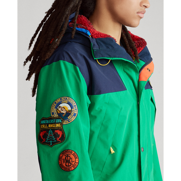 Navy/Green Colour-Blocked Anorak Polo Ralph Lauren 7
