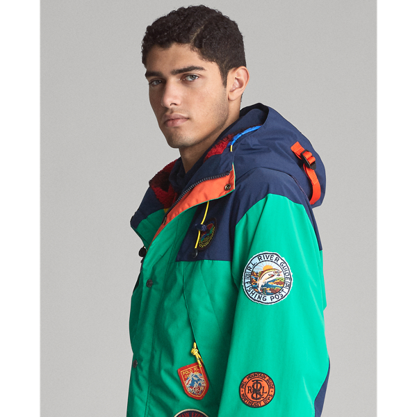 Navy/Green Colour-Blocked Anorak Polo Ralph Lauren 8