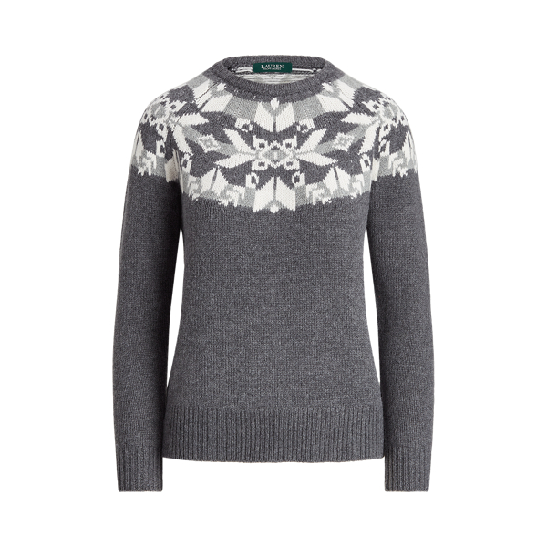 Jersey en mezcla de lana Fair Isle