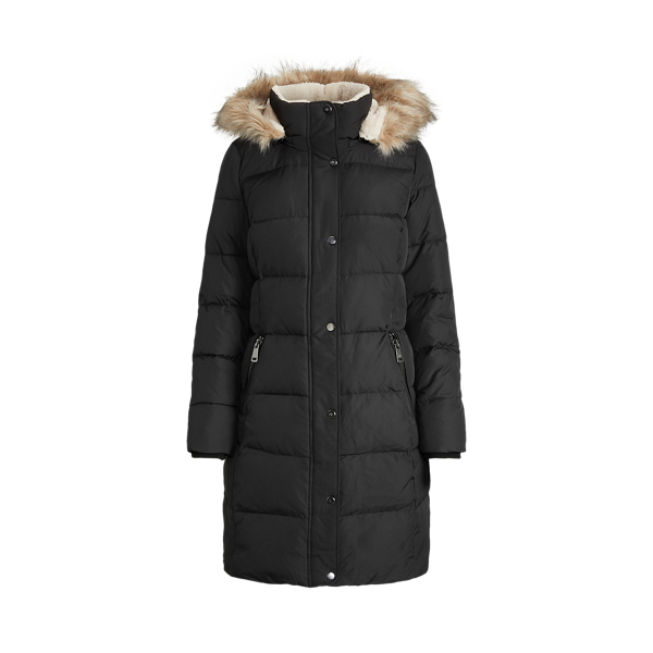 Horizontal Quilted Down Coat Lauren 1