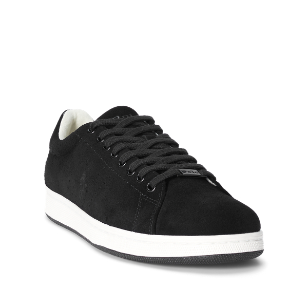 Black Wilton Suede Trainer Polo Ralph Lauren 2