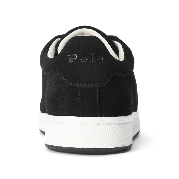 Black Wilton Suede Trainer Polo Ralph Lauren 3
