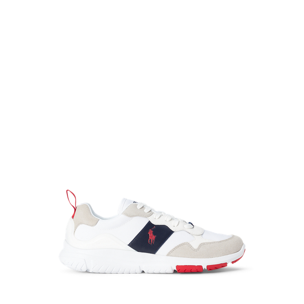 Jogger Leather-Trimmed Trainer