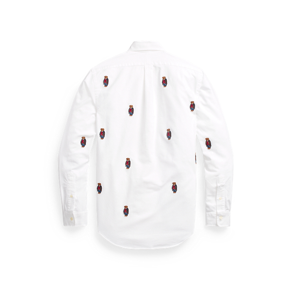 White/Tartan Classic Fit Tartan Bear Shirt Polo Ralph Lauren 2