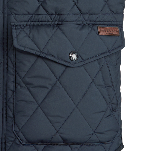 College Navy Quilted Gilet Polo Ralph Lauren 6