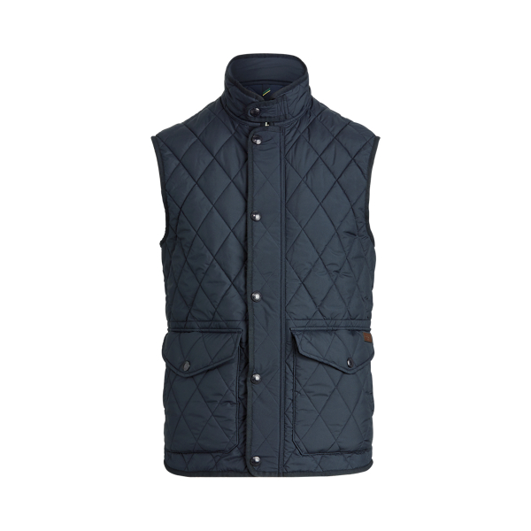 College Navy Quilted Gilet Polo Ralph Lauren 2