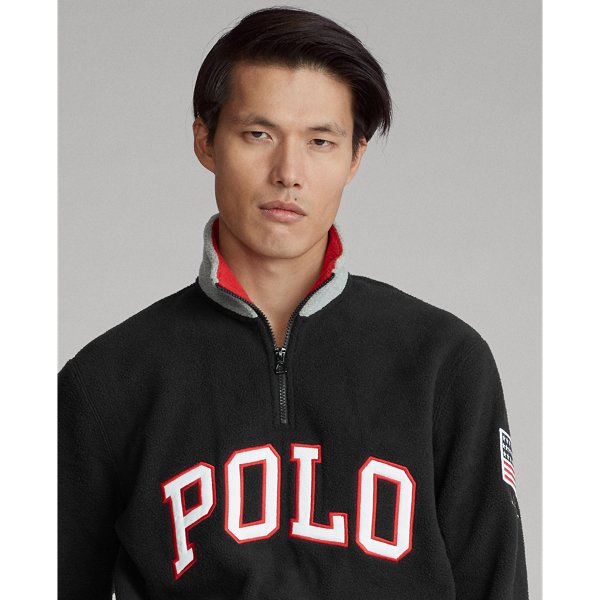 Black Polo Quarter-Zip Sweatshirt Polo Ralph Lauren 6