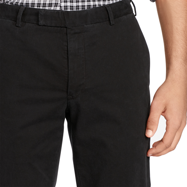 Black Stretch Slim-Fit Twill Trouser Polo Ralph Lauren 3
