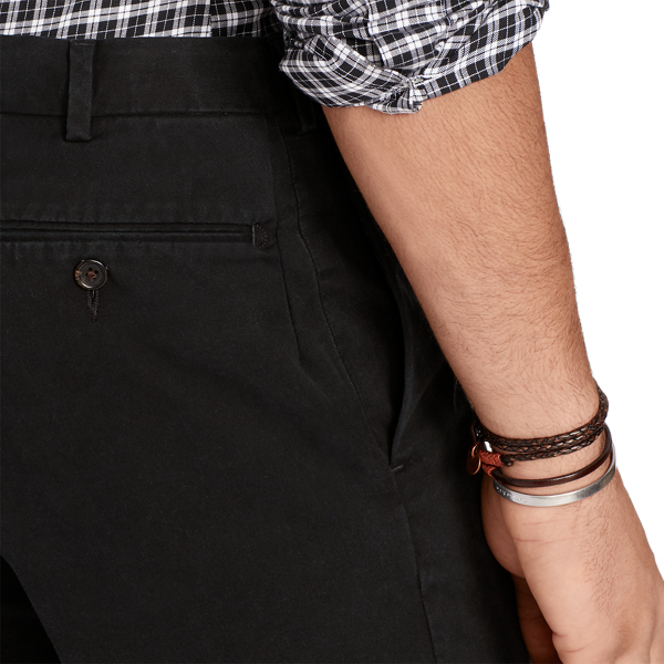 Black Stretch Slim-Fit Twill Trouser Polo Ralph Lauren 4