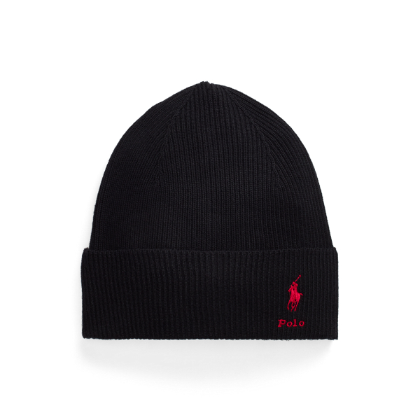 Rib-Knit Wool Hat