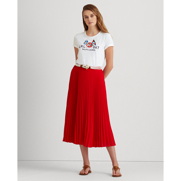White Flag Logo Cotton-Modal Tee Lauren 4
