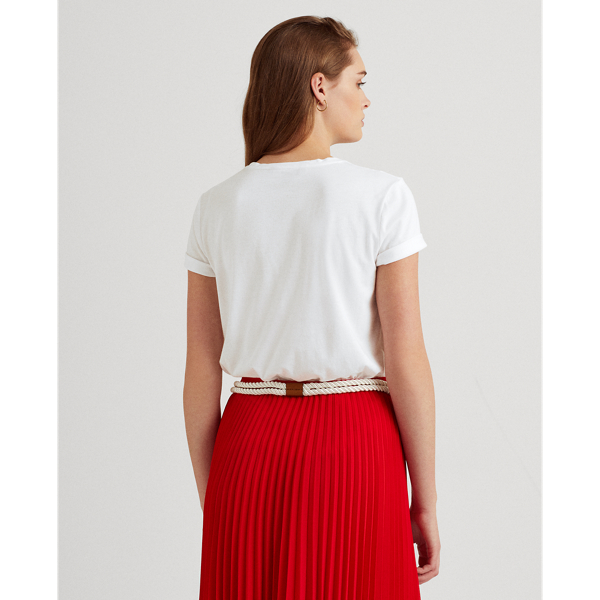 White Flag Logo Cotton-Modal Tee Lauren 5