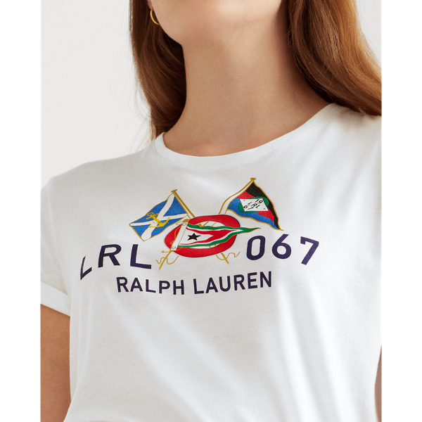 White Flag Logo Cotton-Modal Tee Lauren 6