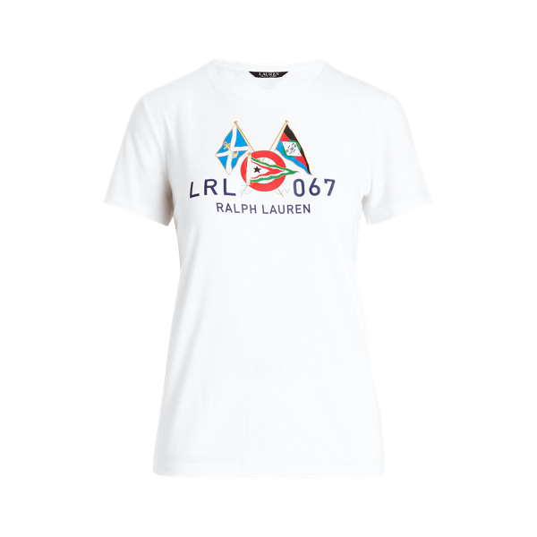 White Flag Logo Cotton-Modal Tee Lauren 2