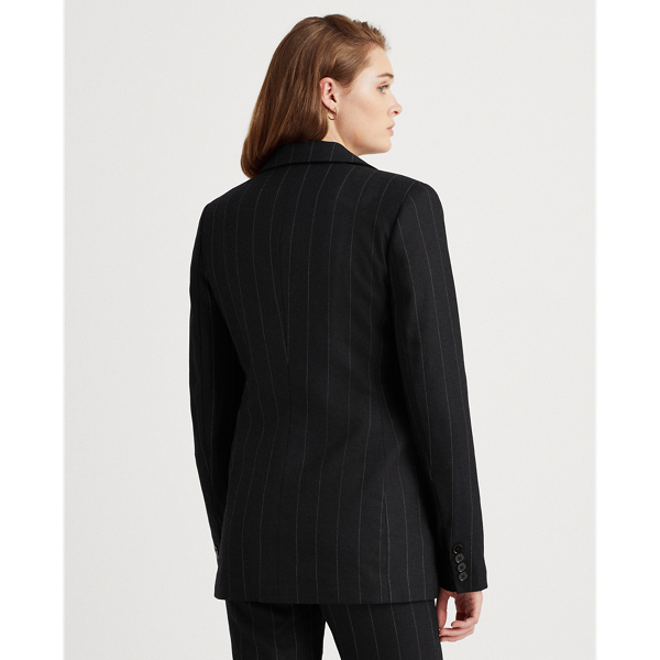 Black/White Wool Twill Blazer Lauren 5