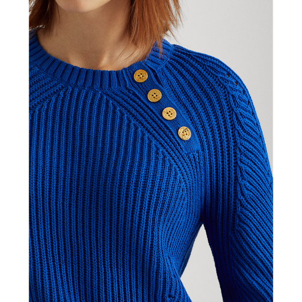 Pacific Royal Button-Trim Cotton Jumper Lauren 6