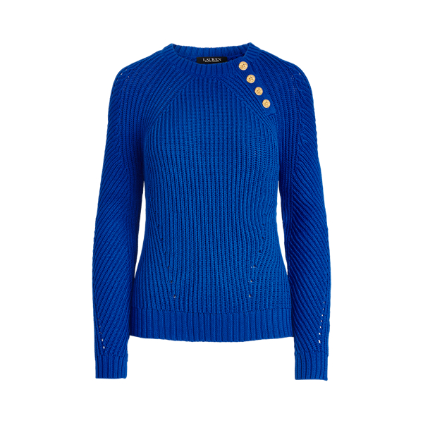 Button-Trim Cotton Jumper Lauren 1