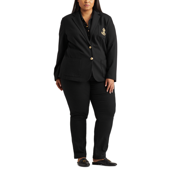 Black Ponte Blazer Lauren Woman 3