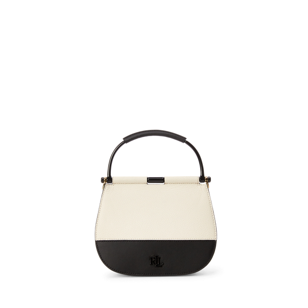 Leather Mini Round Satchel