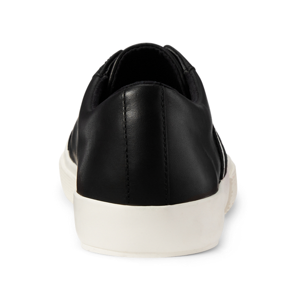 Black Janson II Burnished Leather Sneaker Lauren 3