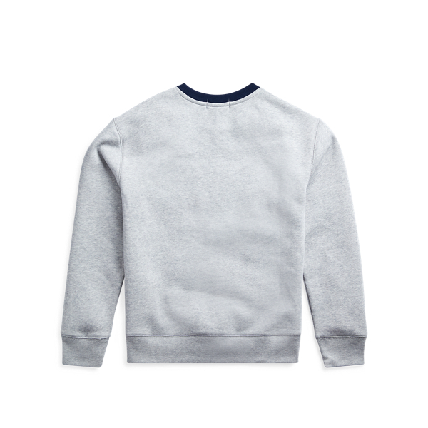 Andover Heather Ski Bear Fleece Sweatshirt Boys 8-20 2