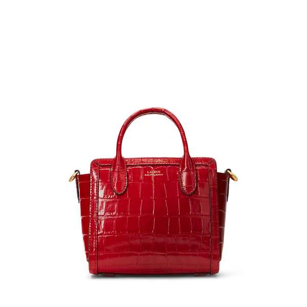 Embossed Leather Small Tyler Tote for Women Ralph Lauren UK