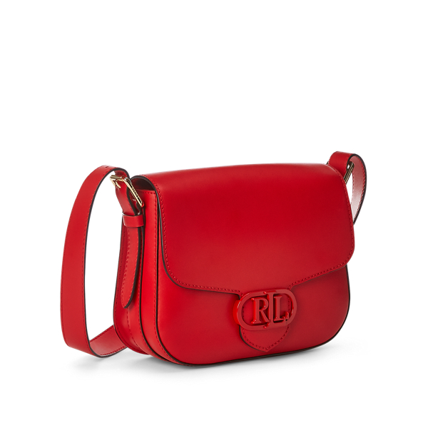 Candy Red Leather Medium Addie Crossbody Lauren 3