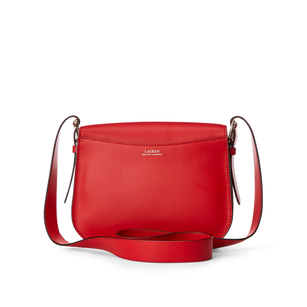 Candy Red Leather Medium Addie Crossbody Lauren 4
