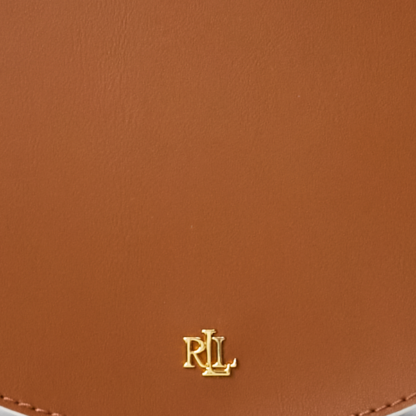 Lauren Tan/Black/Vanilla Leather Medium Crossbody Lauren 6