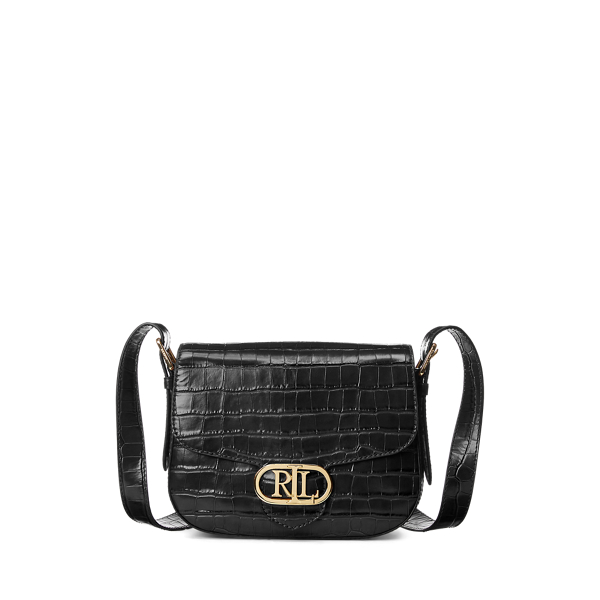 Embossed Leather Medium Addie Crossbody