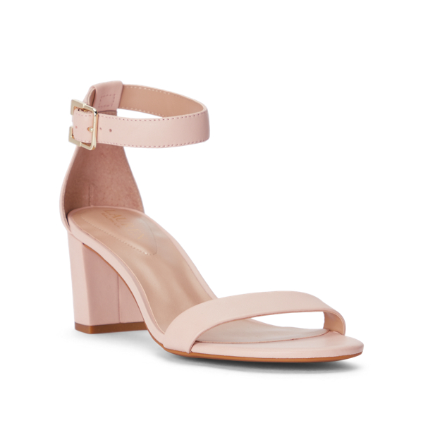 Ballet Pink Waverli Nappa Leather Sandal Lauren 2