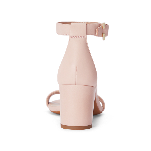 Ballet Pink Waverli Nappa Leather Sandal Lauren 3