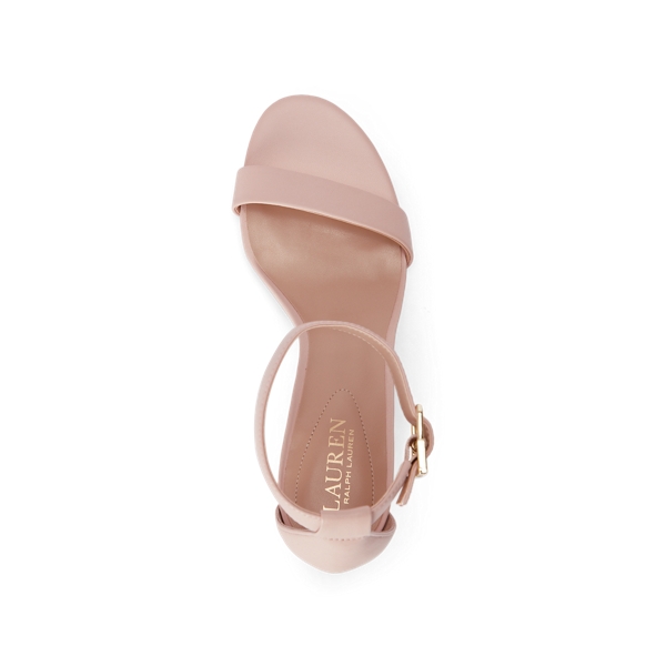 Ballet Pink Waverli Nappa Leather Sandal Lauren 4