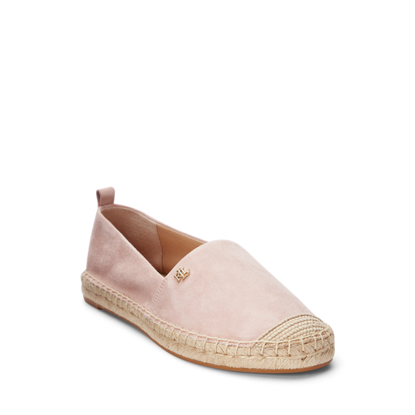 Dusty Pink Cameryn Suede Espadrille Lauren 2
