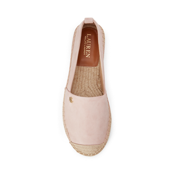 Dusty Pink Cameryn Suede Espadrille Lauren 4