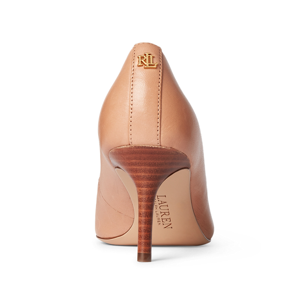 Nude/Vanilla Lanette Leather Pump Lauren 3