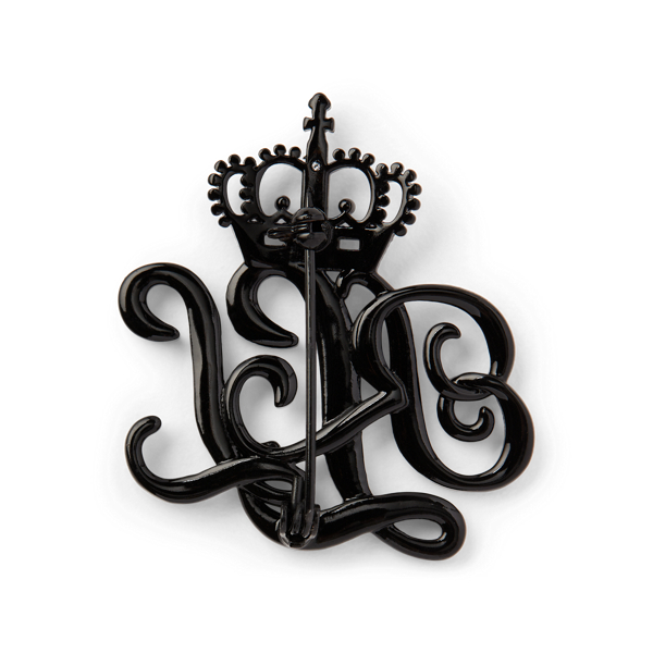 Black/Jet Logo Crown Pin Lauren 2