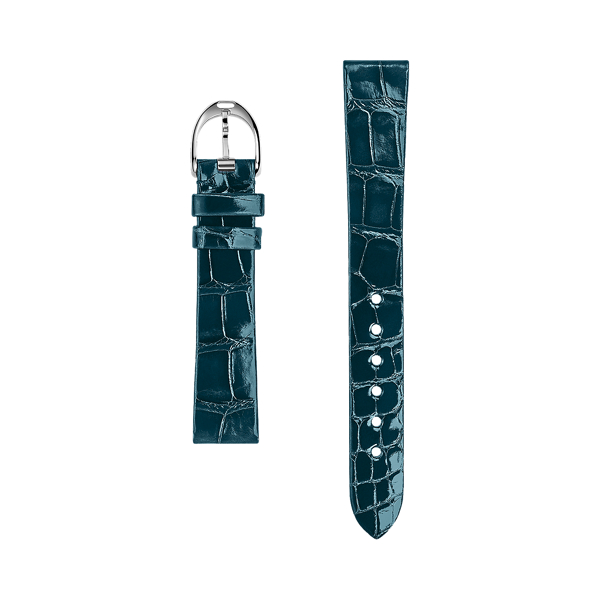 Denim Blue RL 888 32 MM Alligator Watch Strap The RL888 Collection 1
