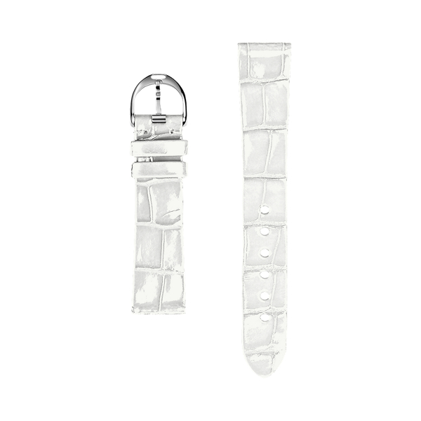 White RL 888 38 MM Alligator Watch Strap The RL888 Collection 1
