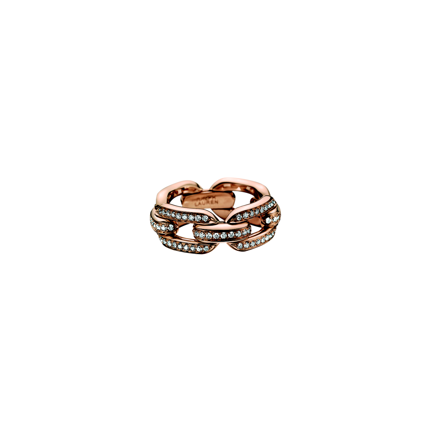 Женское кольцо Ralph Lauren Pavé Diamond Rose Gold, цвет: Золотой — фото 2