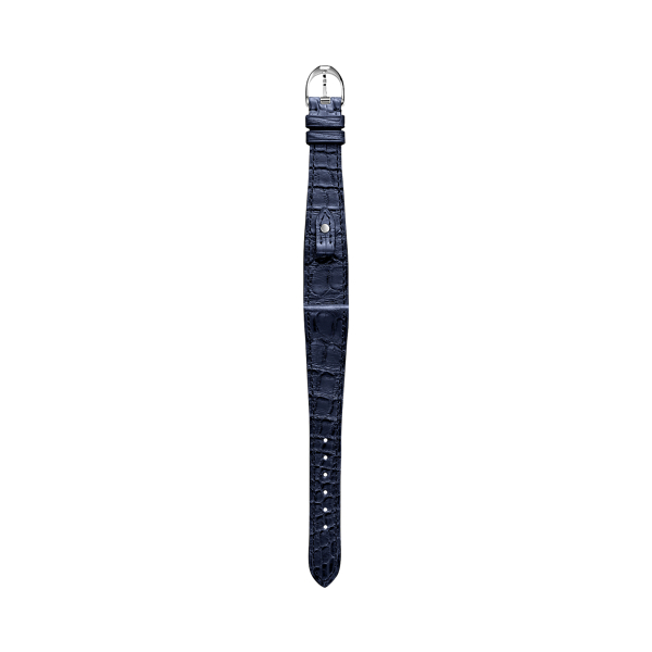 Navy Petite Stirrup Alligator Watch Strap The Stirrup Collection 1
