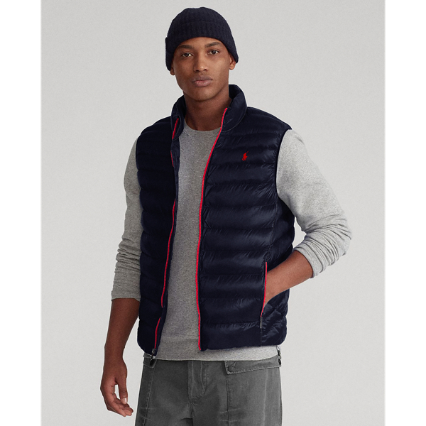 Mens puffer vest ralph lauren hotsell