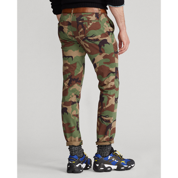 Green Surplus Camo Stretch Slim Fit Camo Chino Pant Polo Ralph Lauren 5
