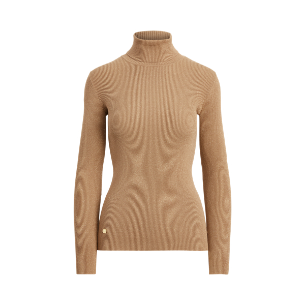 Rib-knit Roll Neck Jumper